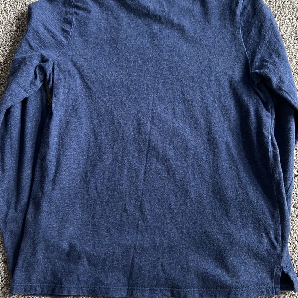 Girls Osh Kosh long sleeve blue shirt size 10 “Let’s go” - Picture 5 of 5
